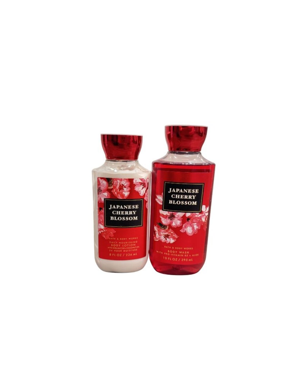 Bath & Body Works Body Lotion 8oz. & Body Wash 8oz. Japanese Cherry Blossom